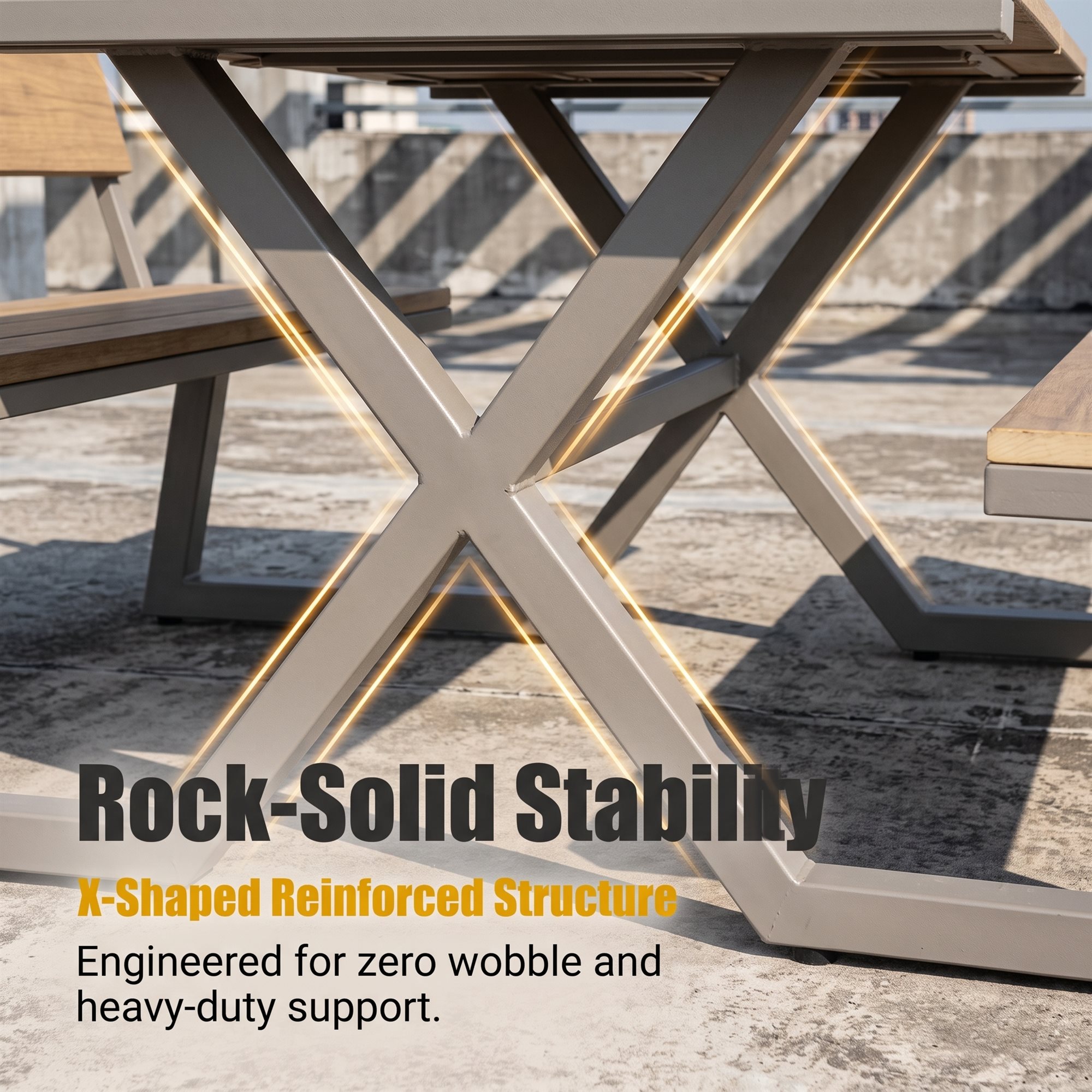 R-001 aluminum outdoor patio furniture - GRITFURN