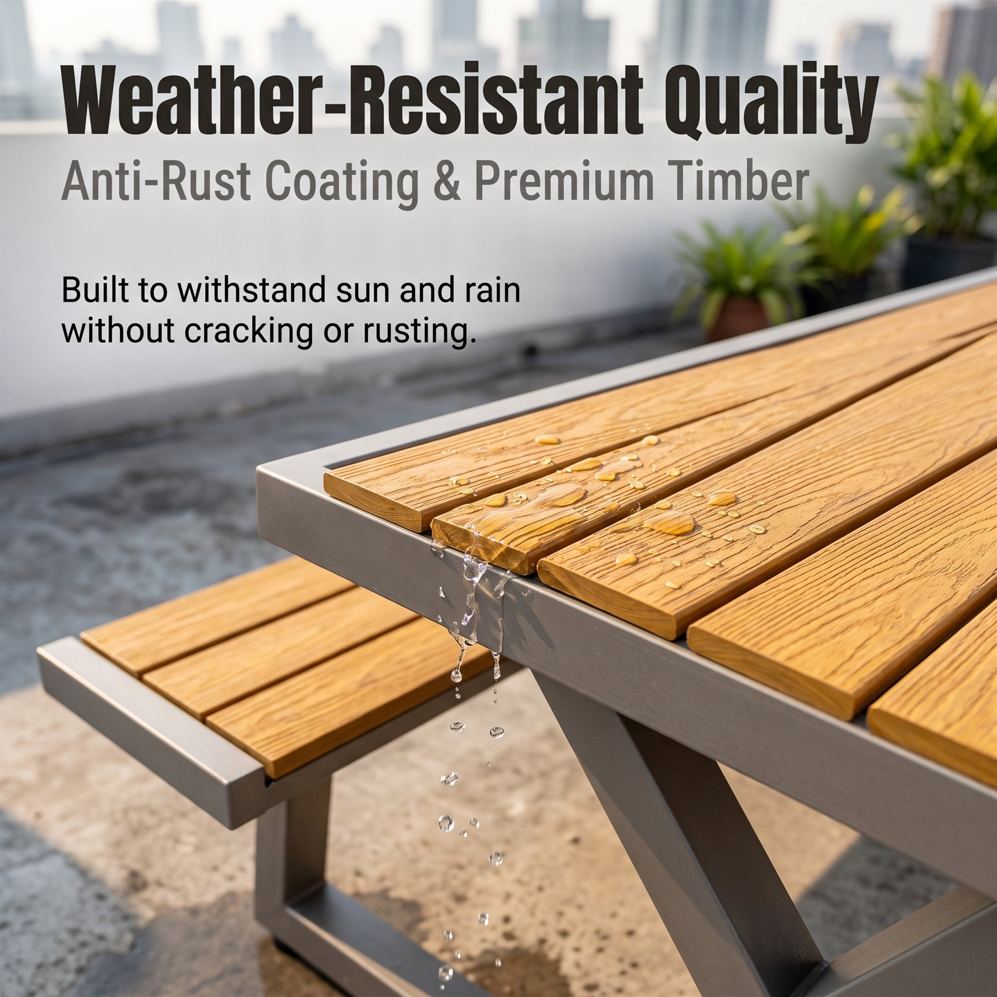 R-001 aluminum outdoor patio furniture - GRITFURN