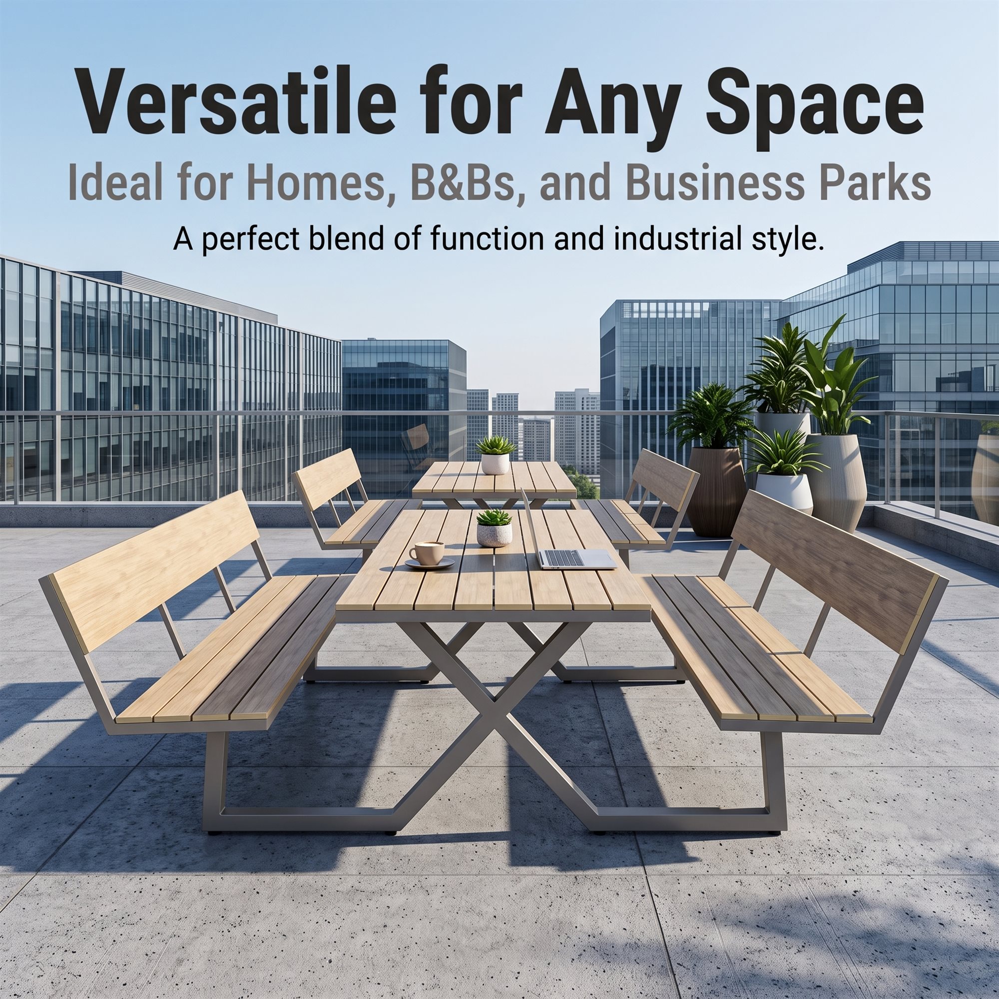 R-001 aluminum outdoor patio furniture - GRITFURN