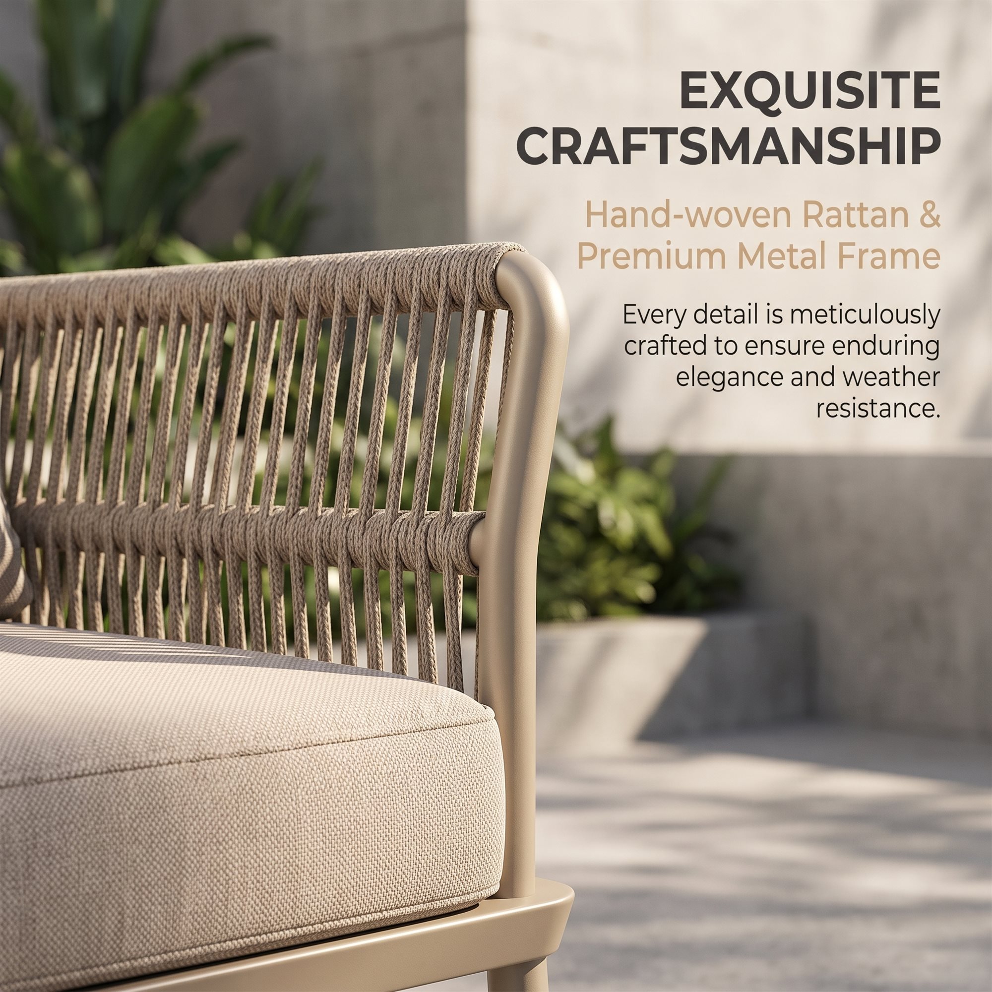 R-003 aluminum outdoor patio furniture - GRITFURN