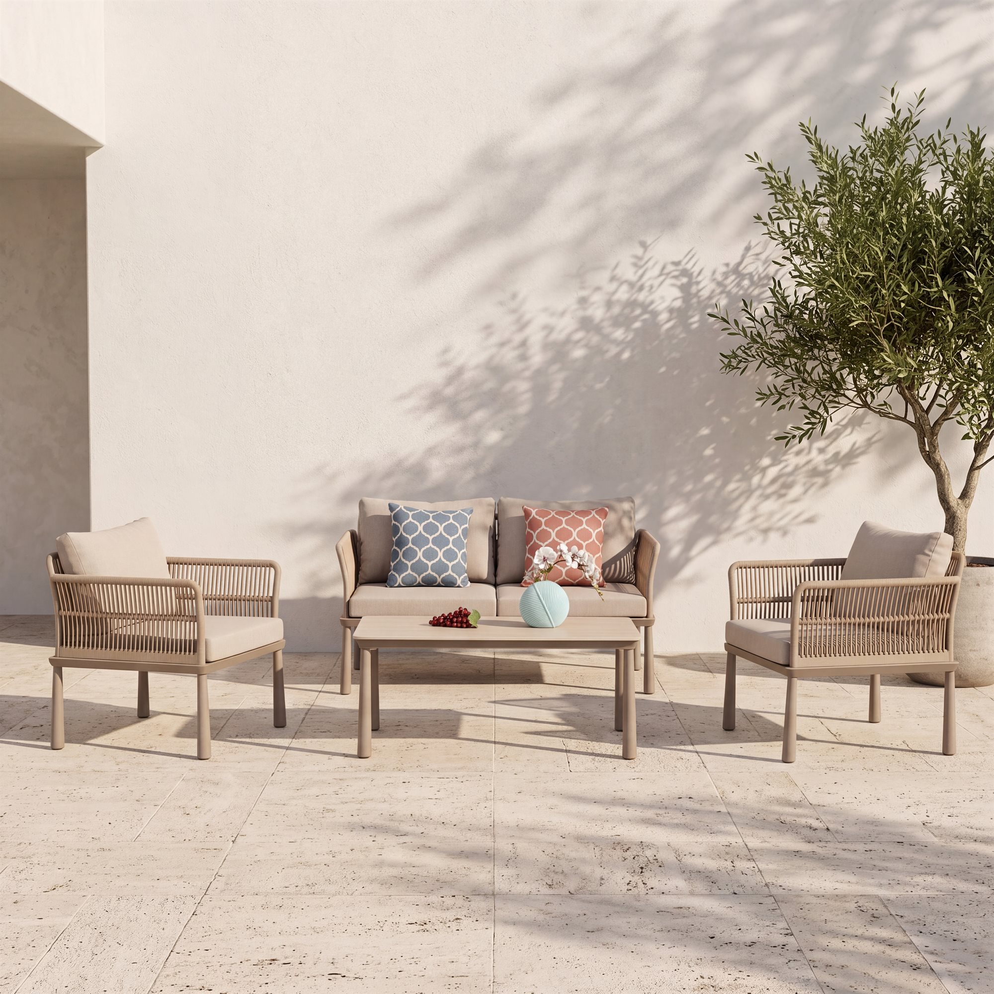R-003 aluminum outdoor patio furniture - GRITFURN