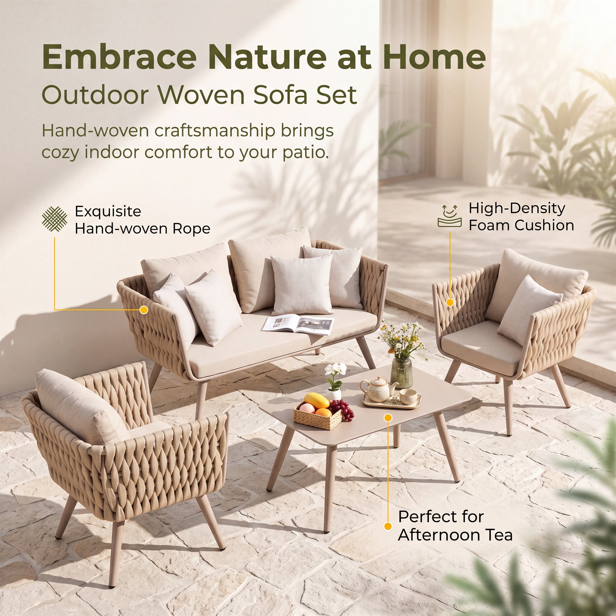R-006 aluminum outdoor patio furniture - GRITFURN