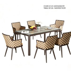 R-007 aluminum outdoor patio furniture - GRITFURN