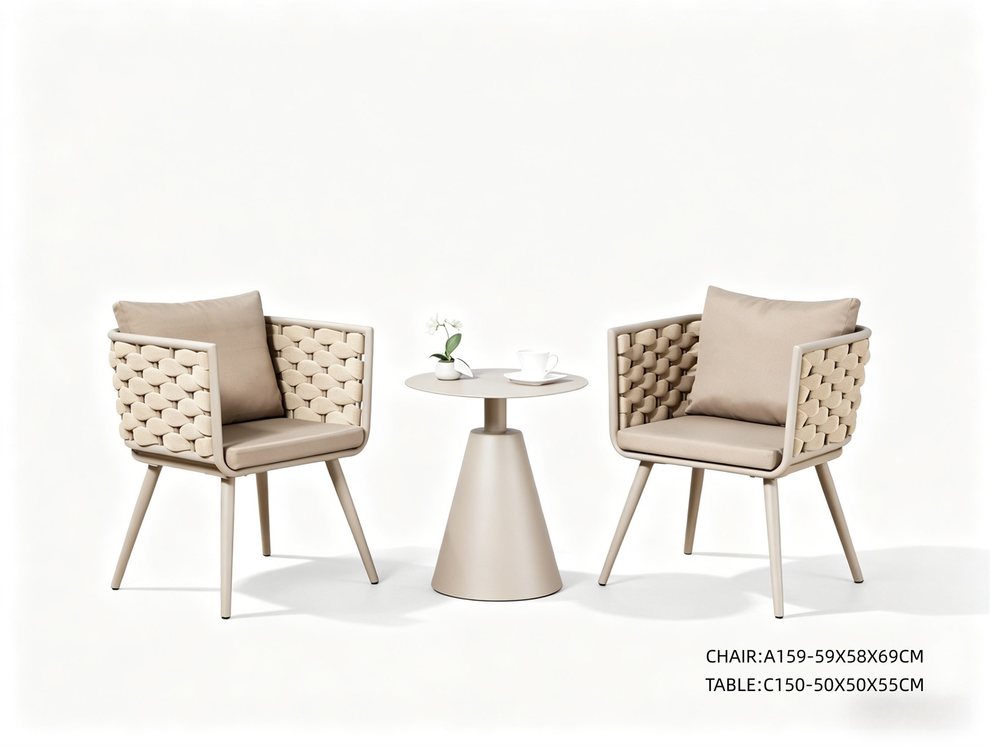 R-008 aluminum outdoor patio furniture - GRITFURN