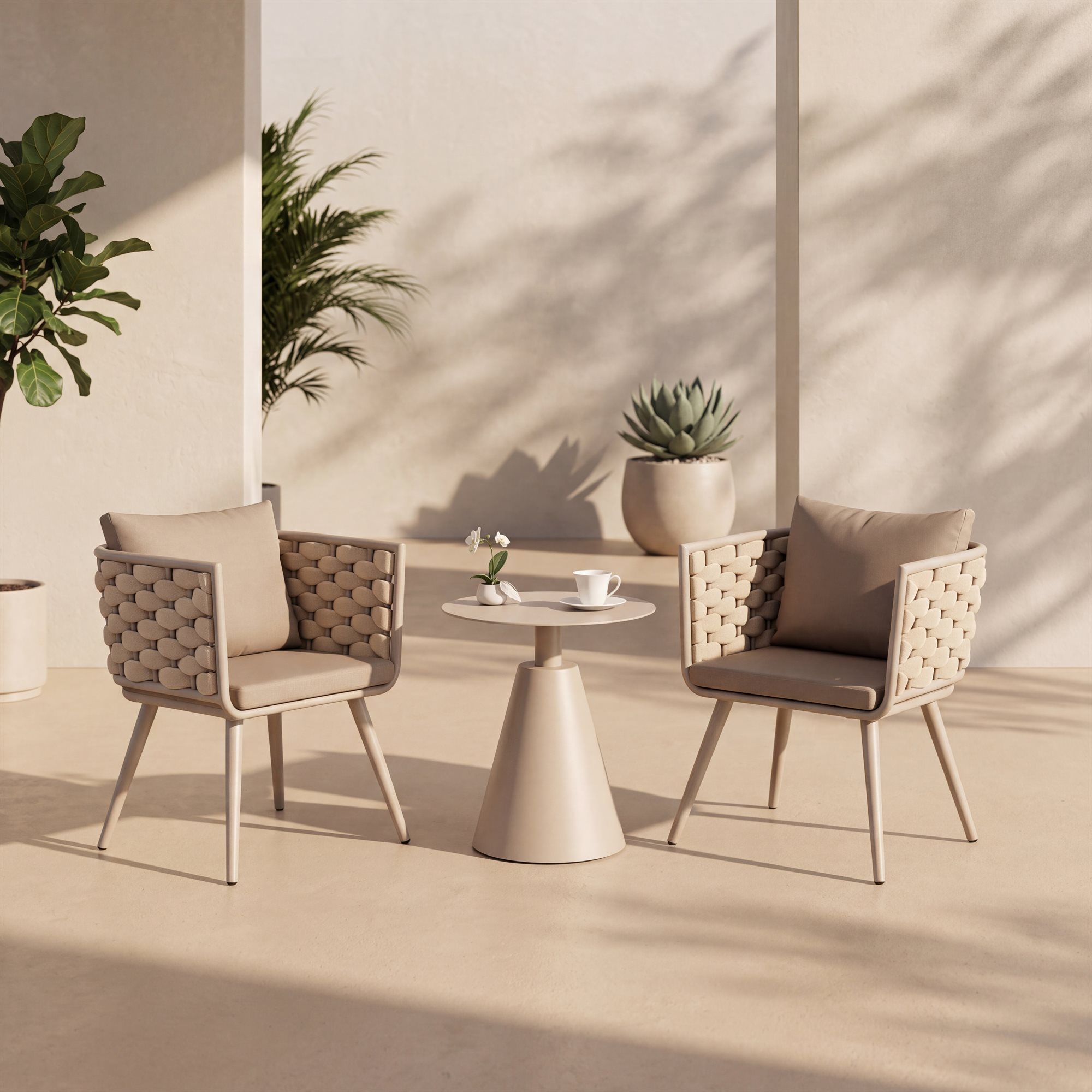 R-008 aluminum outdoor patio furniture - GRITFURN