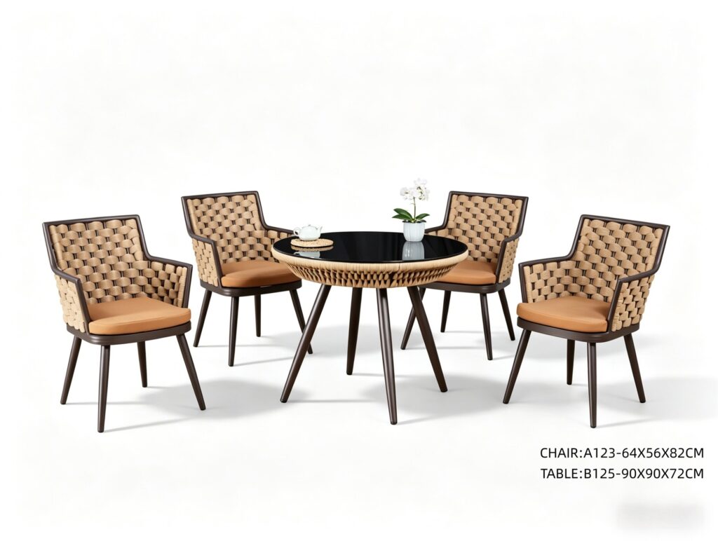 R-010 aluminum outdoor patio furniture - GRITFURN