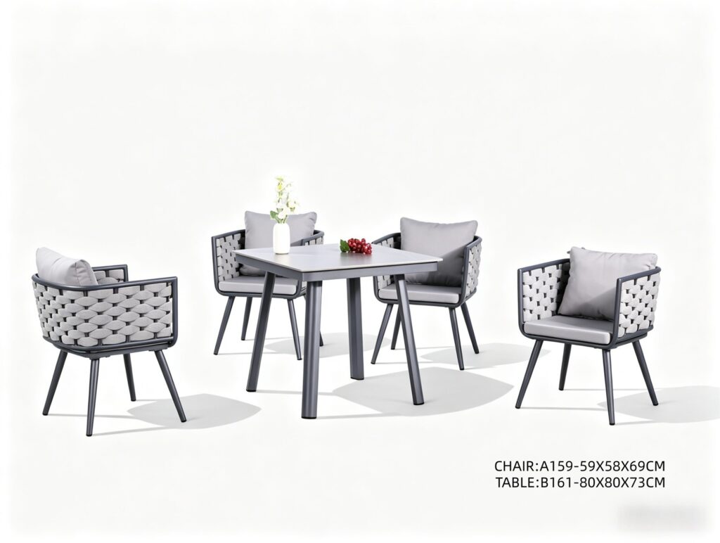R-011 aluminum outdoor patio furniture - GRITFURN
