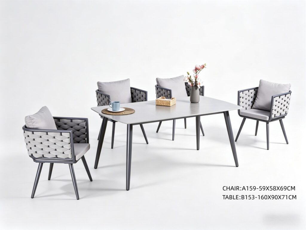 R-012 aluminum outdoor patio furniture - GRITFURN