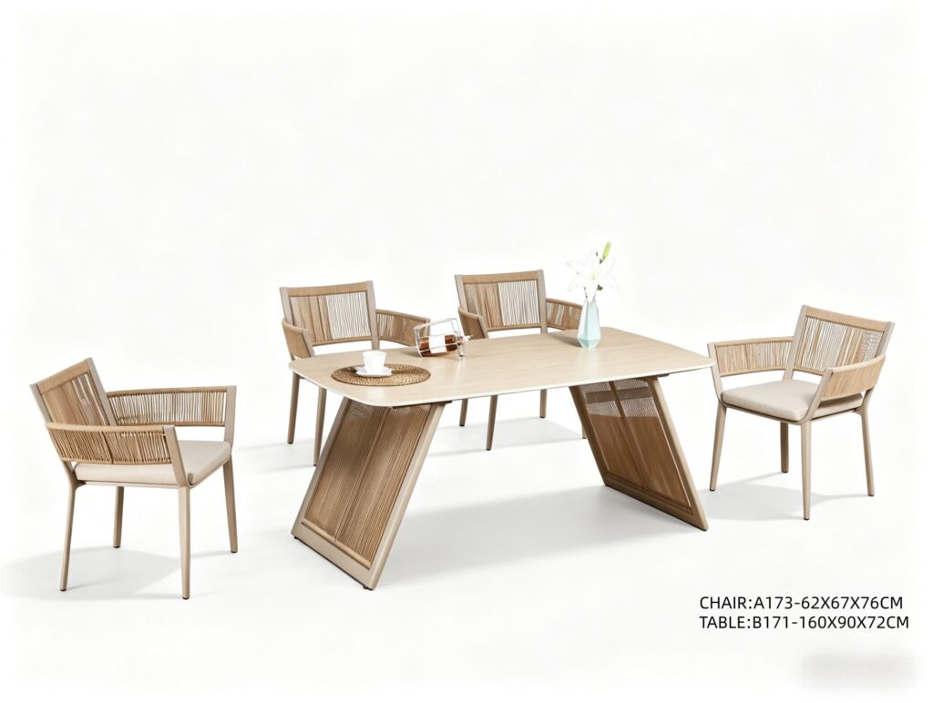 R-015 aluminum outdoor patio furniture - GRITFURN