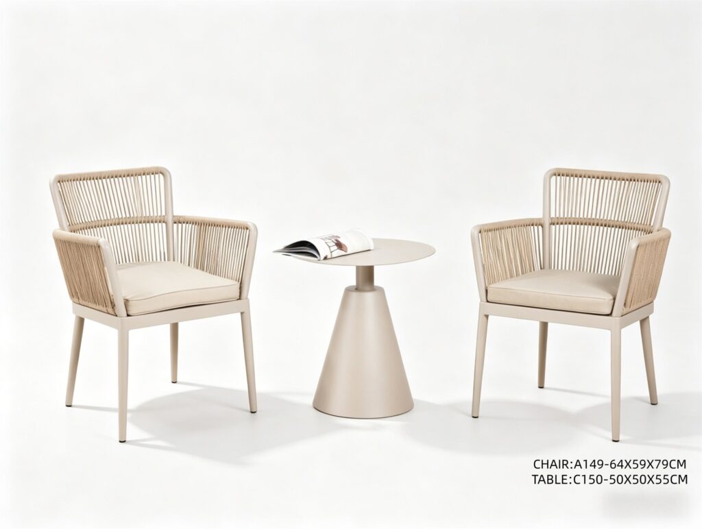 R-016 aluminum outdoor patio furniture - GRITFURN