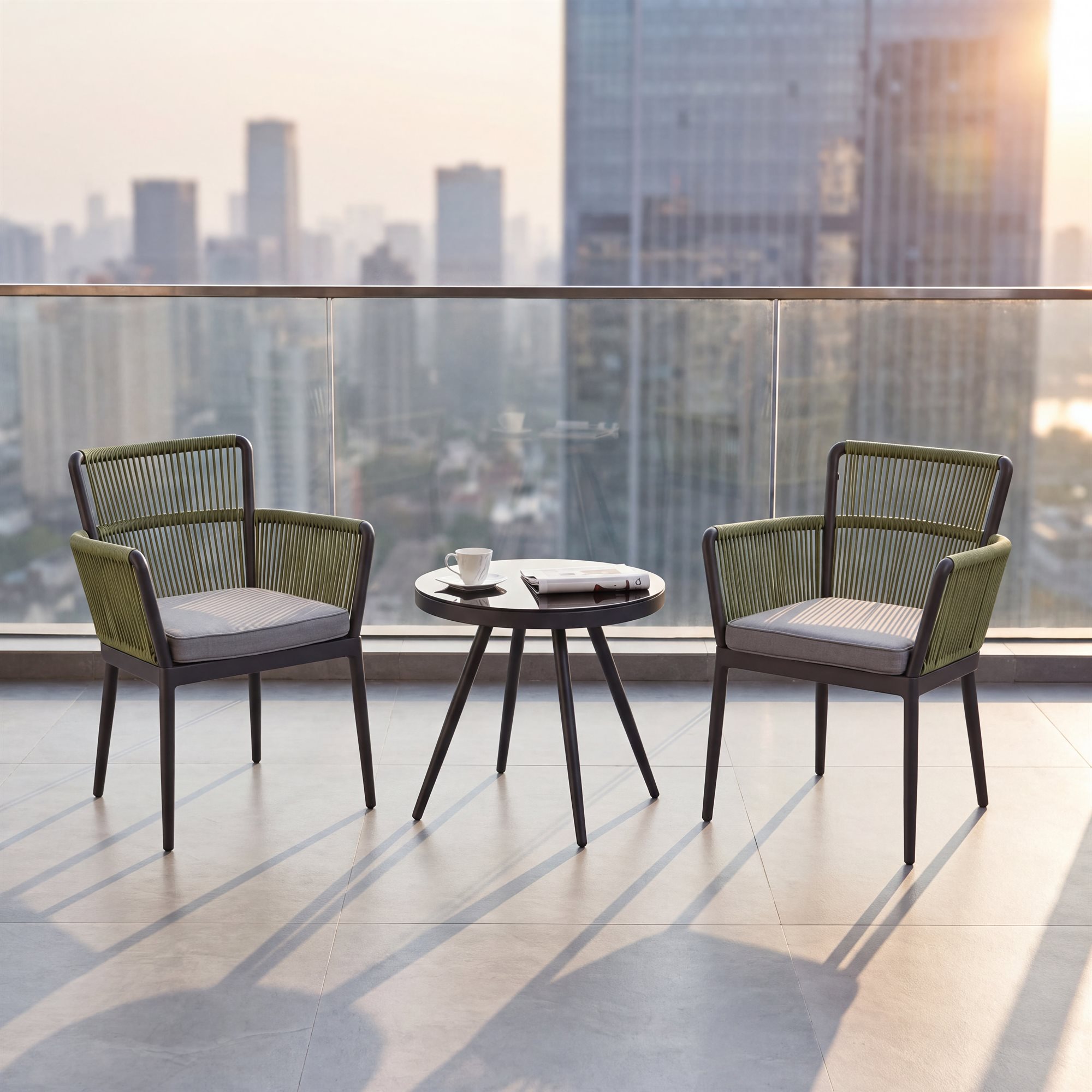 R-017 aluminum outdoor patio furniture - GRITFURN