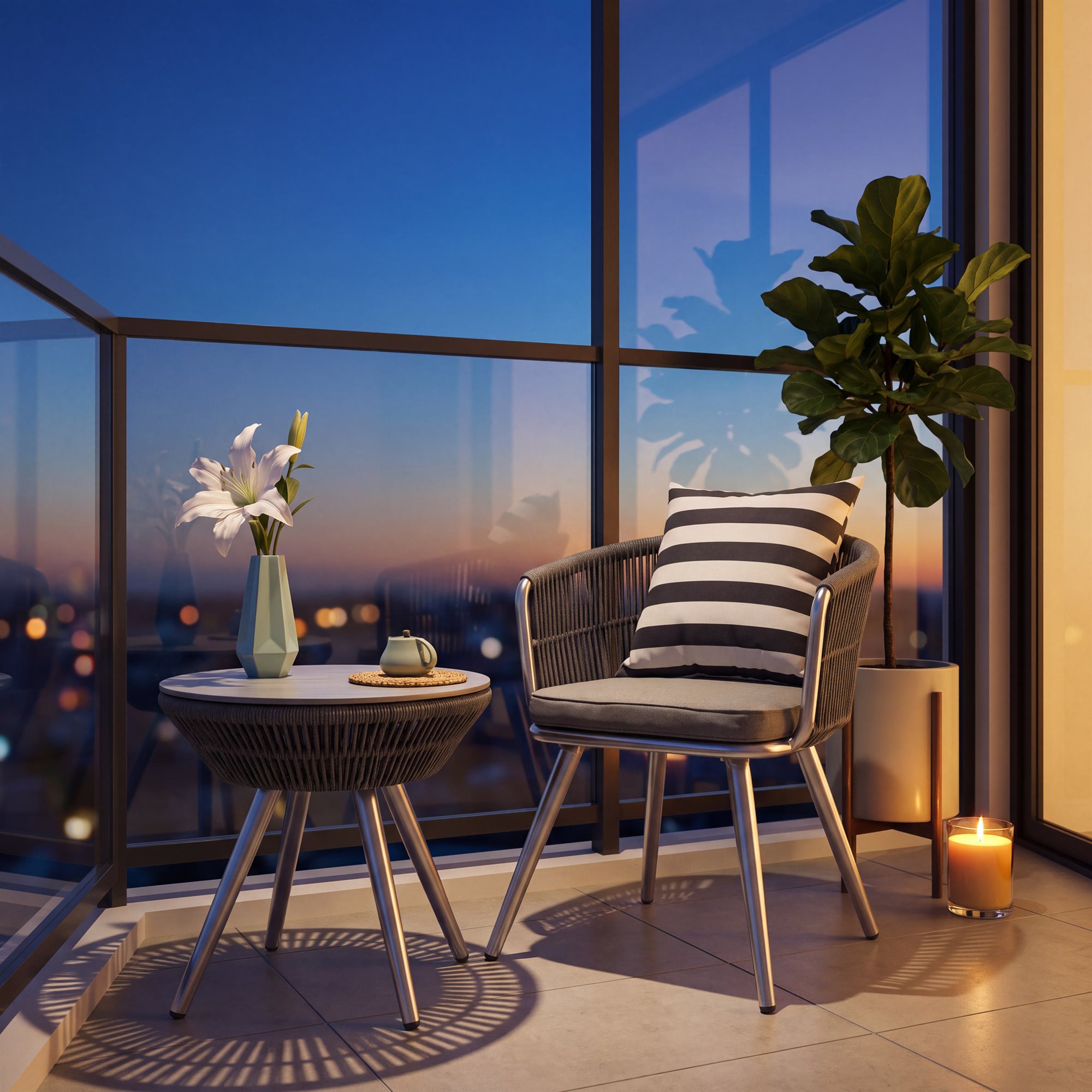 R-020 aluminum outdoor patio furniture - GRITFURN